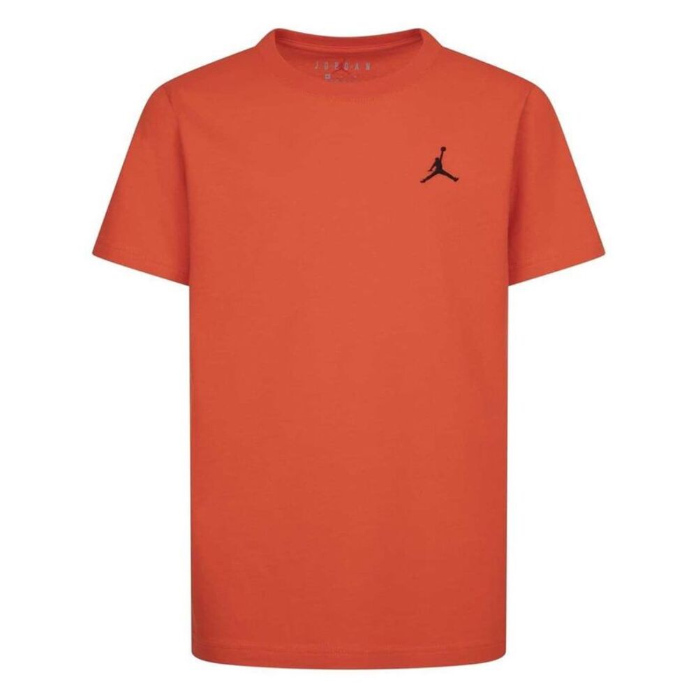 Air Boys Logo Polycotton T-Shirt / Bright Crimson